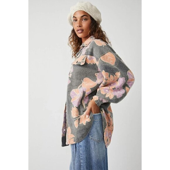 NEW! Free People Women's S Printed Ruby Jacket NWT $178 - Picture 3 of 3